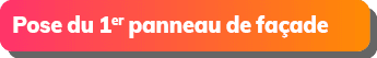 Pose du 1er panneau de fa ade