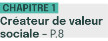  Chapitre 1 Cr ateur de valeur sociale – p.8